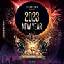 2023 New Year Flyer Template Design