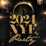 2024 Elegant New Year Eve Flyer Template PSD