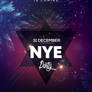 2024 New Year Eve PSD Flyer Template