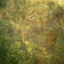 Green Gold Abstract