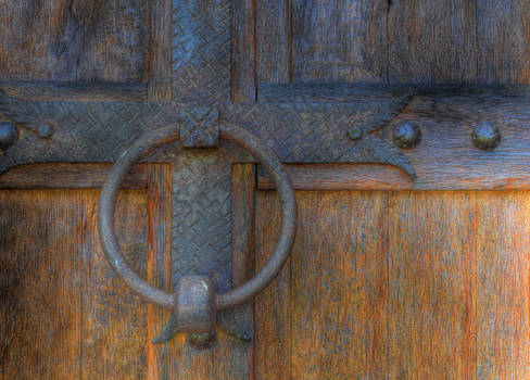 Wood Door HDR