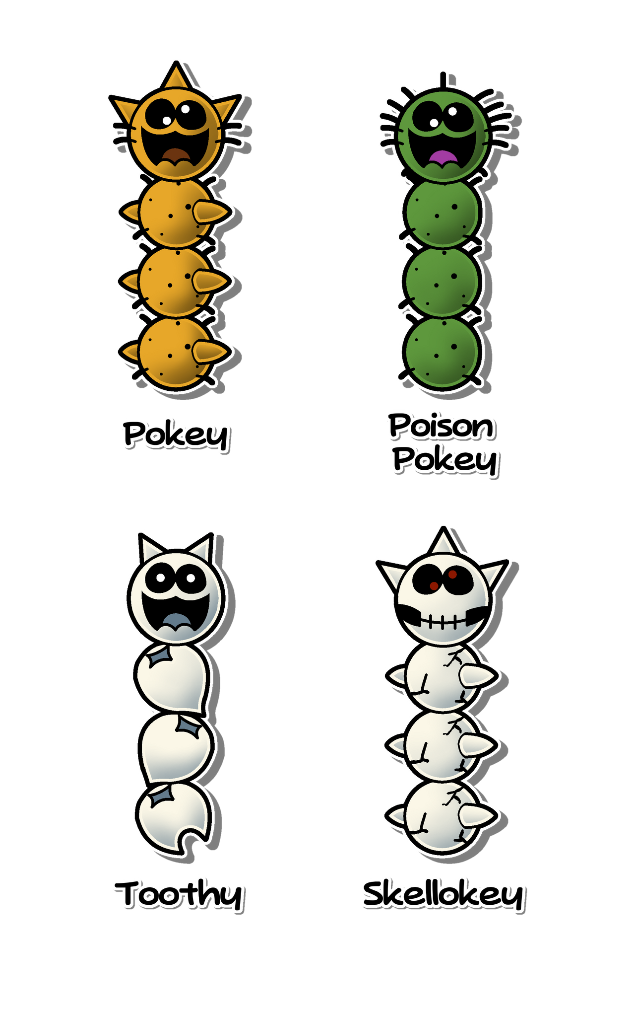 PMCC - Tattle Log: Pokeys by BenstarDeviant on DeviantArt