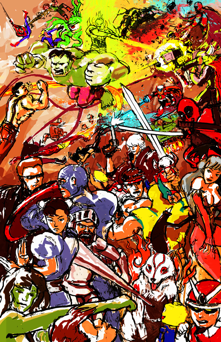 Marvel vs Capcom 3 Fan Art