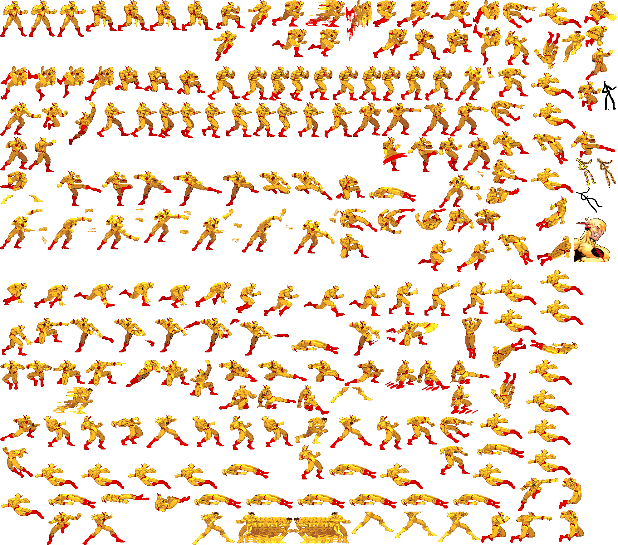 Mugen Chaos Sprite Sheet by JayHyperStarX on DeviantArt