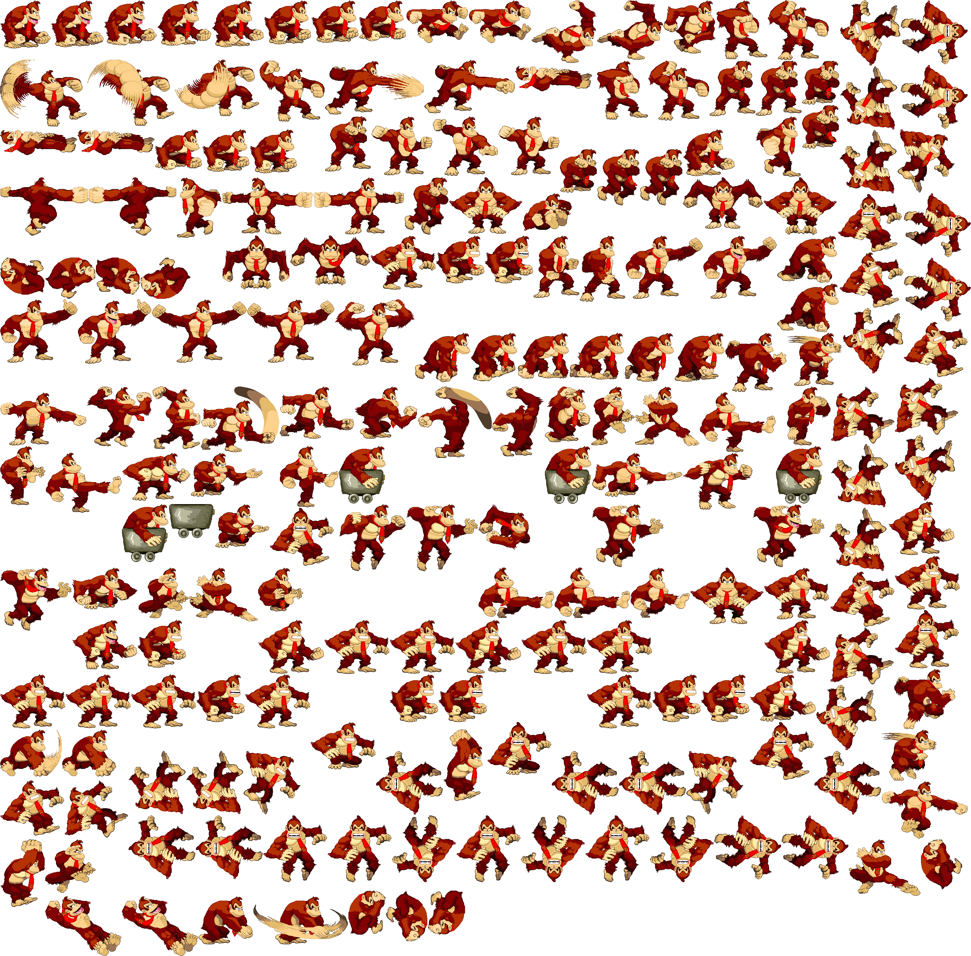 Mugen Donkey Kong Sprite Sheet by JayHyperStarX on DeviantArt