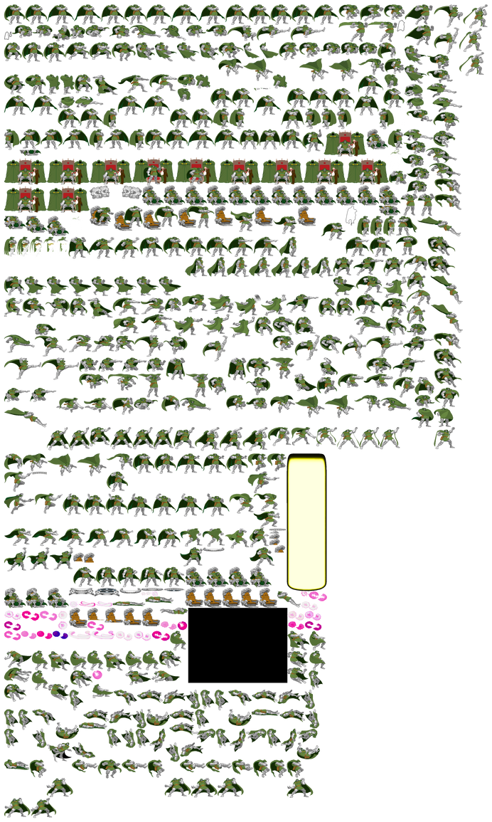 Doctor Doom Sprite Sheet by JayHyperStarX on DeviantArt