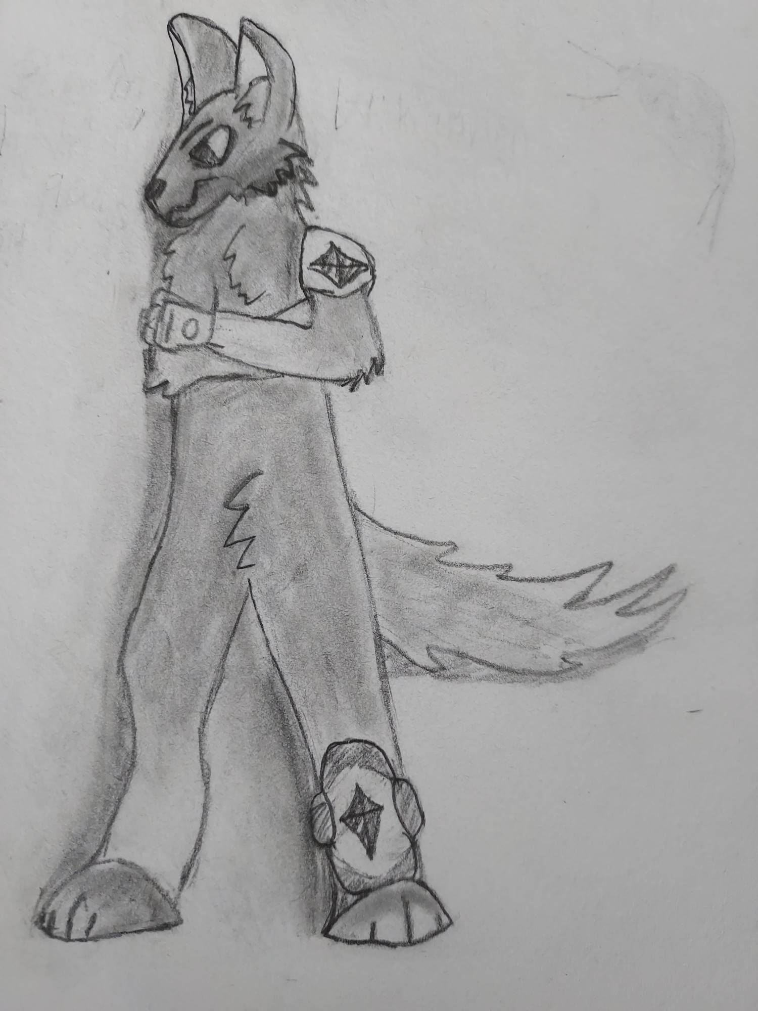 Protogen Art  Furry drawing, Cute wolf drawings, Anthro furry