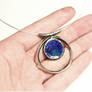 Blue circles pendant