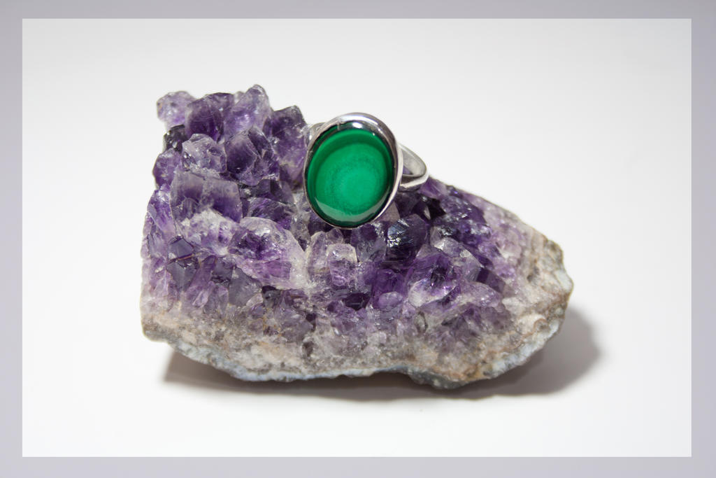 Malachite ring