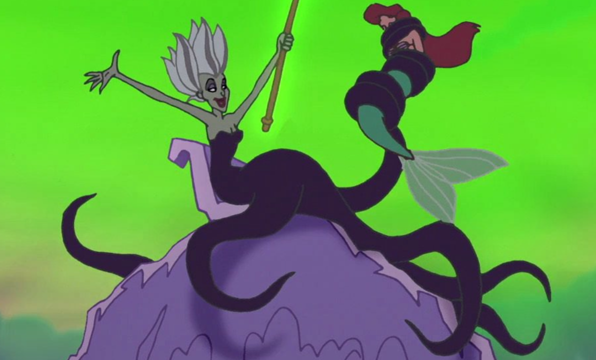 Morgana and Ariel by DracoTyrannus on DeviantArt