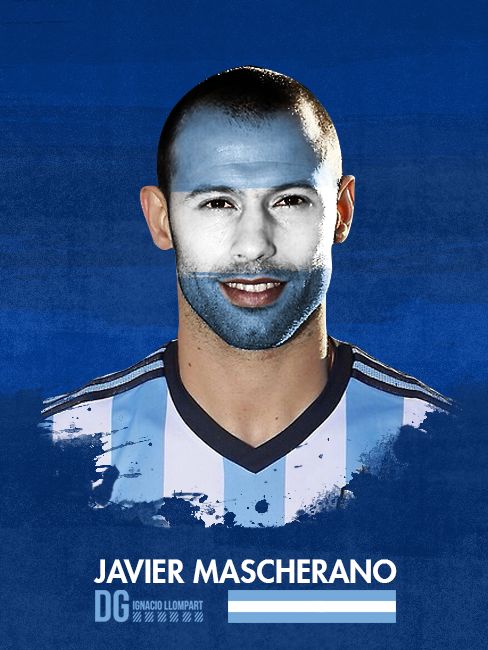 Mascherano Poster World Cup