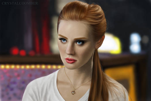 True Blood: Jessica - digital drawing