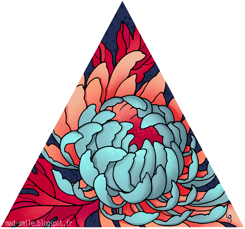 Triangle and Chrysanthemum