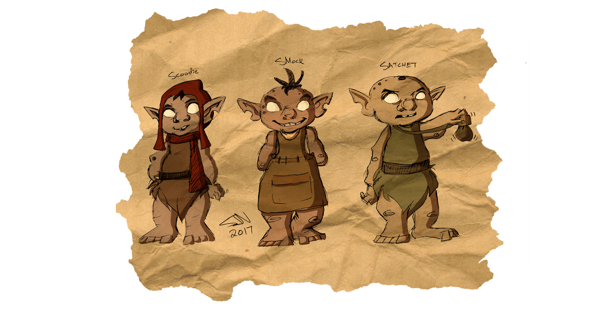 Goblin Trio by TheJenjineer