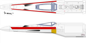 X-wing blueprint wip 2