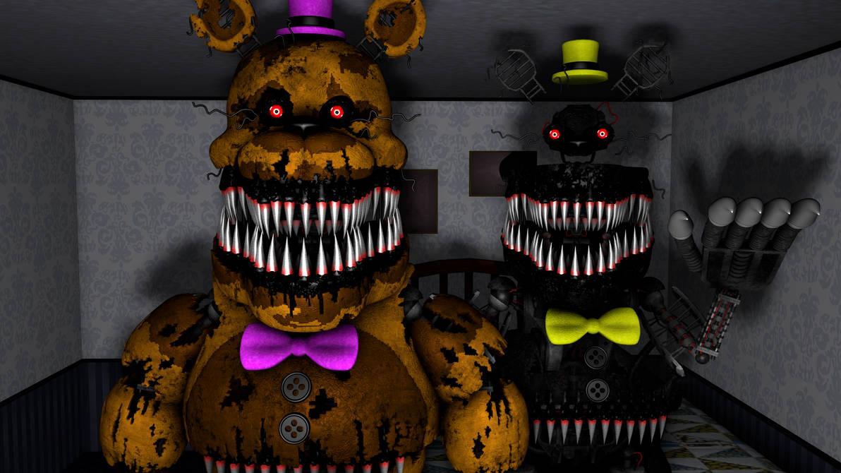 Said789 on X: Remember that Nightmare Fredbear is taller than