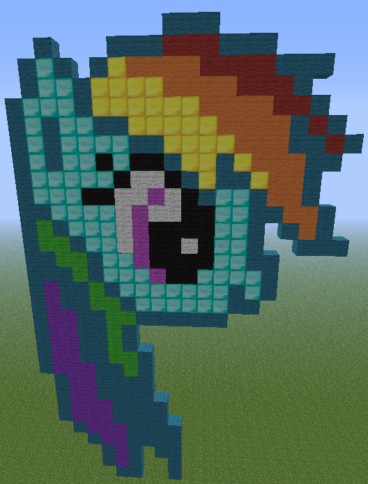 Rainbow Dash Pixel Art by XFlamingFoxX on DeviantArt