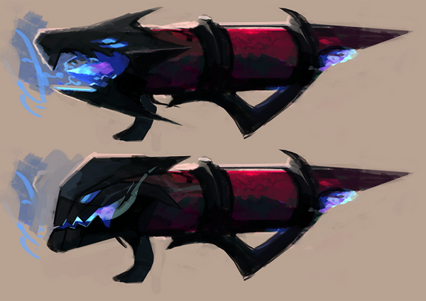 Jinx Raket Arcanist Jinx Rocket Launcher Concept Art by DerpPotatoes on DeviantArt