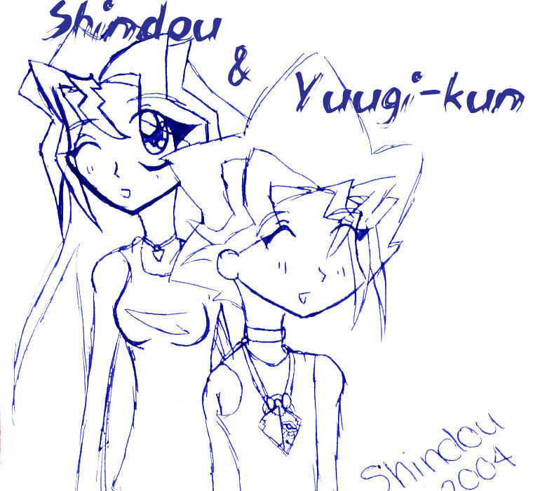 --Shindou and Yuugi-kun sketch