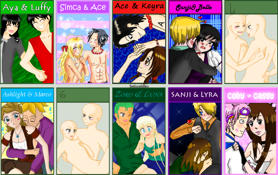 Onepiece Couples Collab Closed By Valy Chan On Deviantart