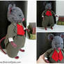 Fabric and Needle Felted Mouse