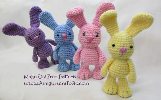 Free Bunny Crochet Pattern Video Tutorial