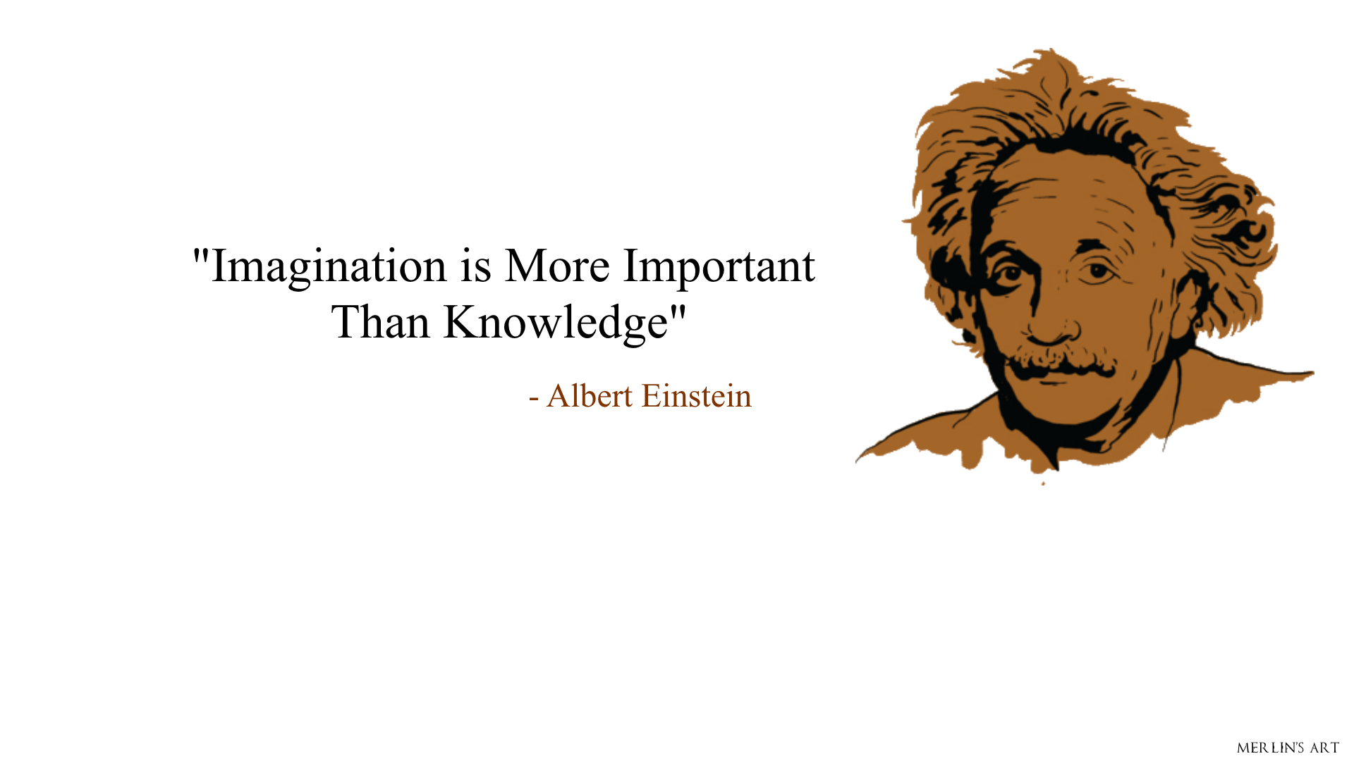 Albert Einstein Quote - Desktop Wallpaper by DanielMerlin on DeviantArt