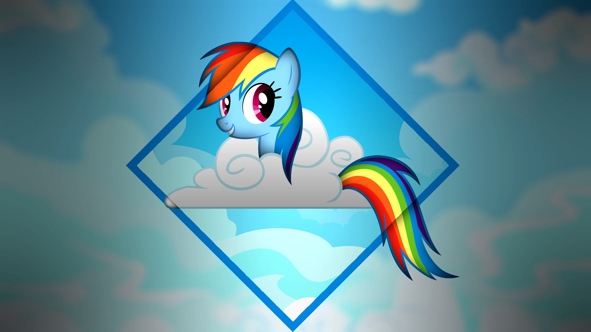 Rainbow Dash Cloud