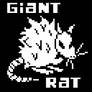 Giant Rat 1-Bit Sprite