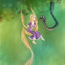 Rapunzel and Kaa