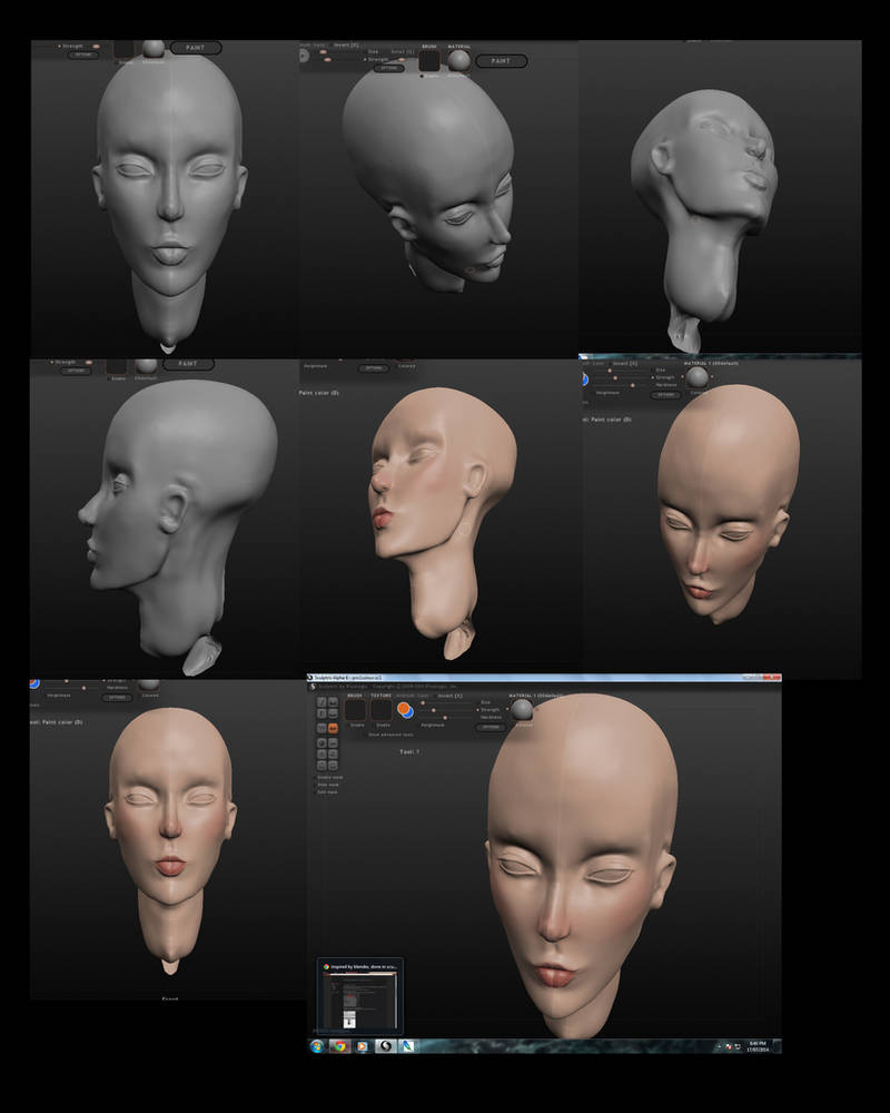 First 3D render! by Candie773 on DeviantArt