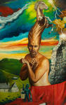 LE MUR DU SILENCE- ART FANTASTIQUE- PSYCHOREALISME by Chaudesaigues