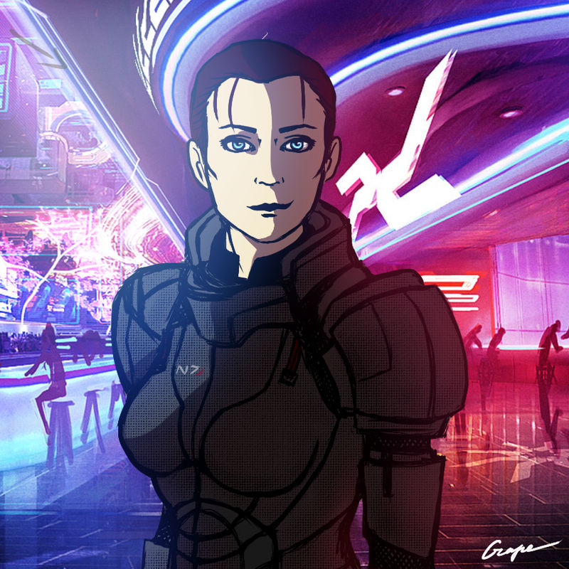 Commander Shepard by SashaGrape on DeviantArt