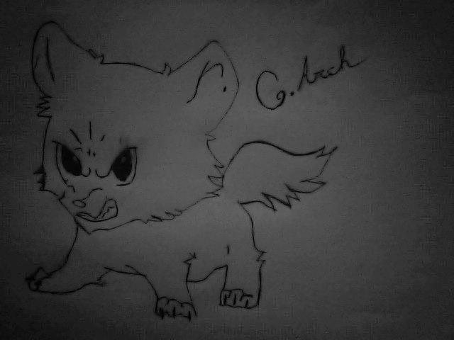 Rawr! Drawing by CrookedArch on DeviantArt