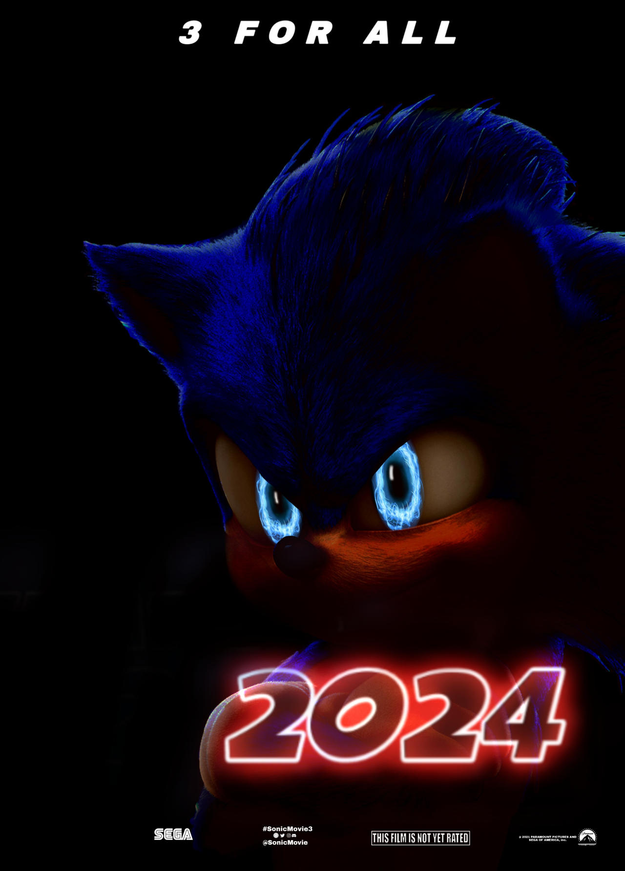 Sonic Movie 3 poster by me (repost to fix some mistakes) : r/SonicTheMovie