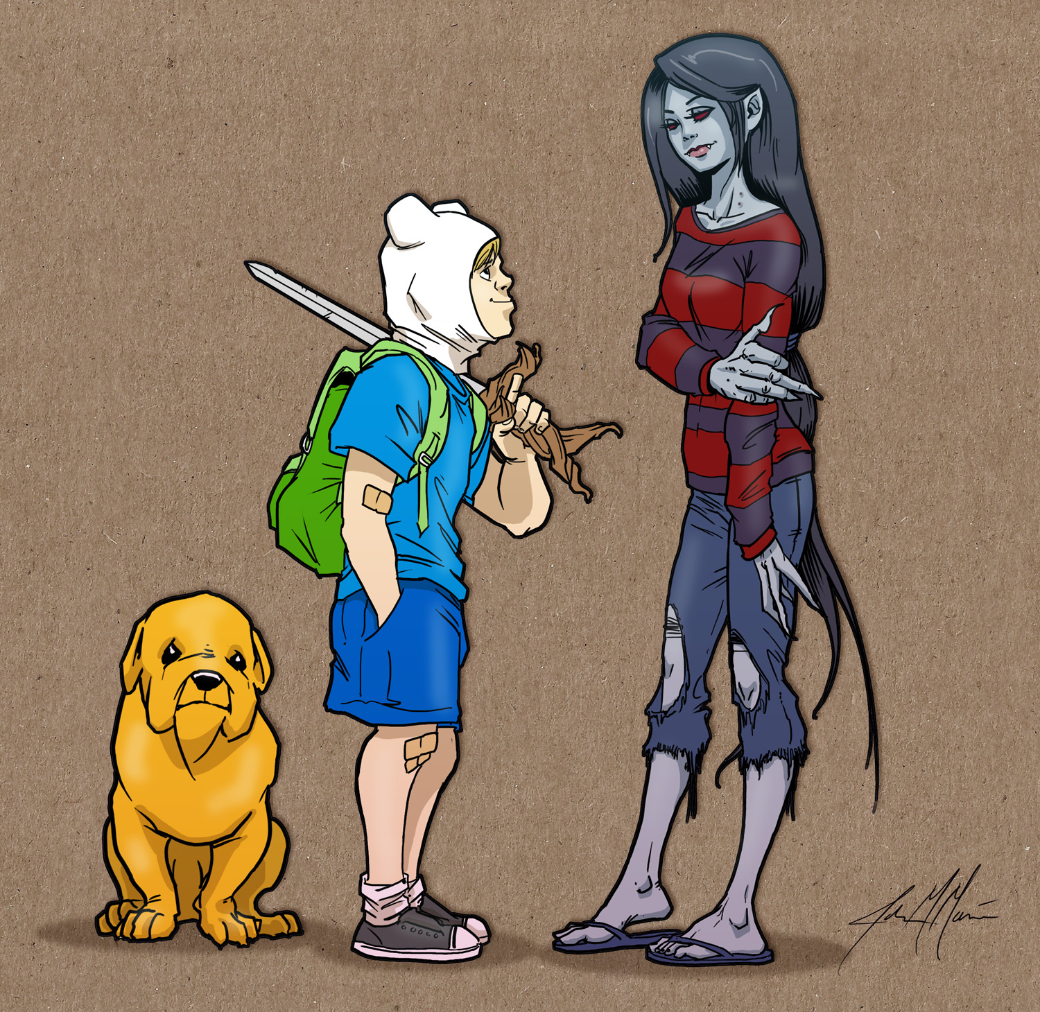 Jake, Finn and Marceline