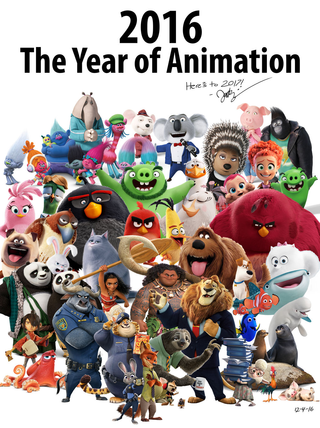 2016 The Year of Animation by 70Jack90 on DeviantArt