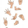 Manga hands colour