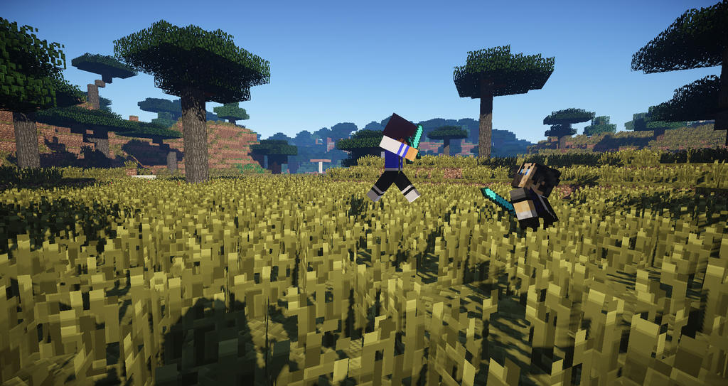 Battle on minecraft by Soulakwet on DeviantArt