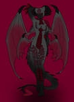Adoptable demonic dragon OPEN by RiavaCornelia