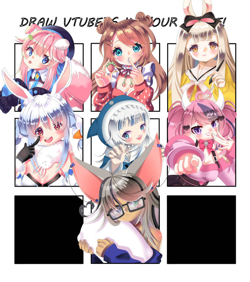 Draw Vtubers In Your Style by pikachugirl140 on DeviantArt