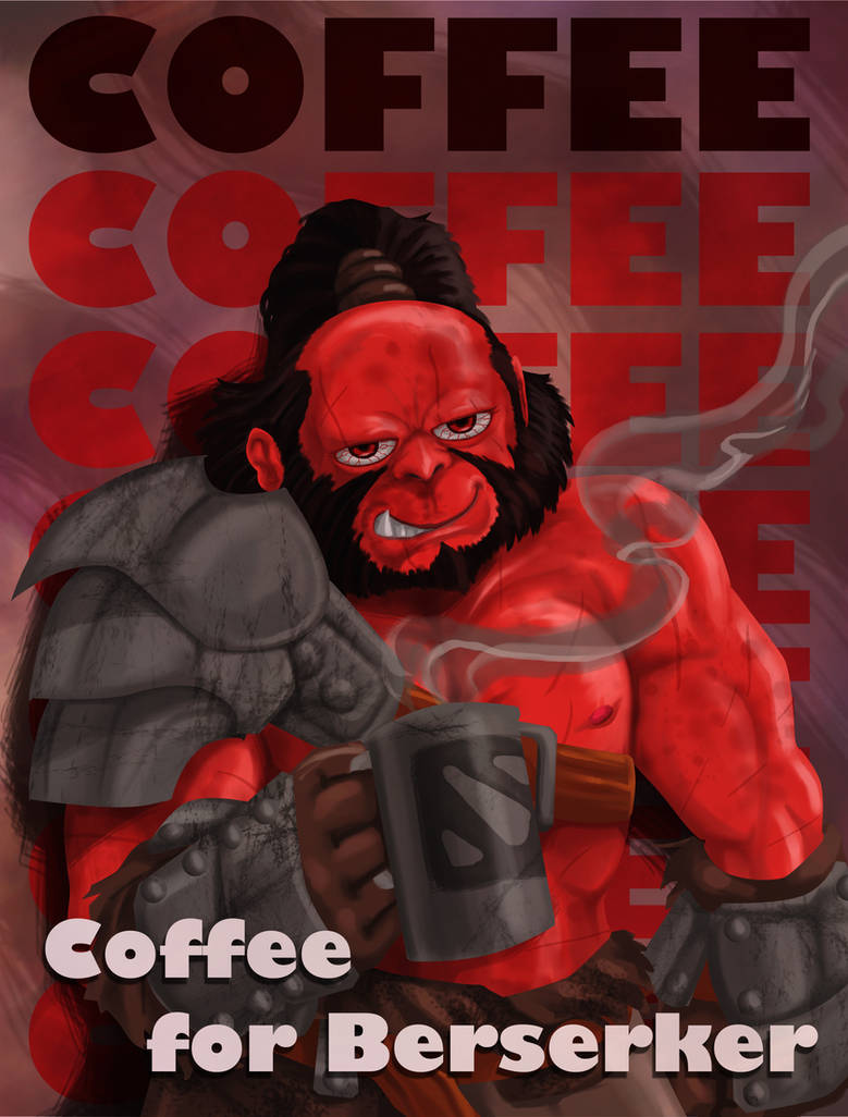 Dota 2 - Axe coffee by TheFieryLantern