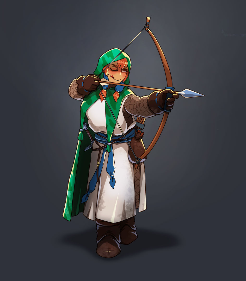 Dwarf ranger by AKnifeEar on DeviantArt