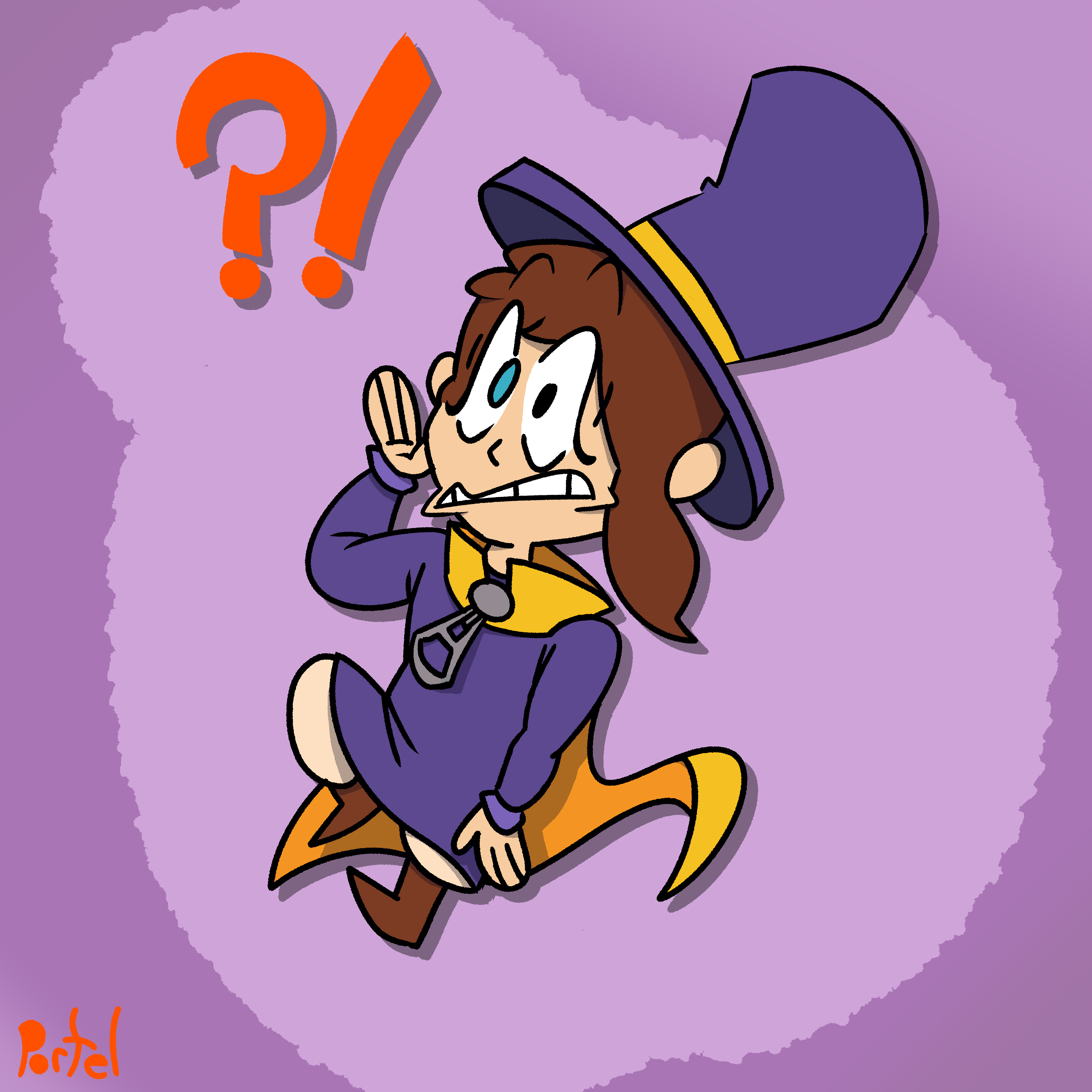 Hat Kid from A Hat in Time by NomiSuperNova on DeviantArt