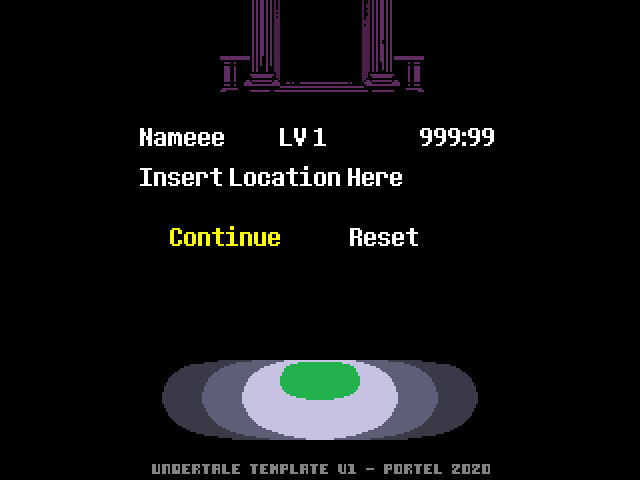 Undertale - Save Menu Template by LadyCorthon on DeviantArt