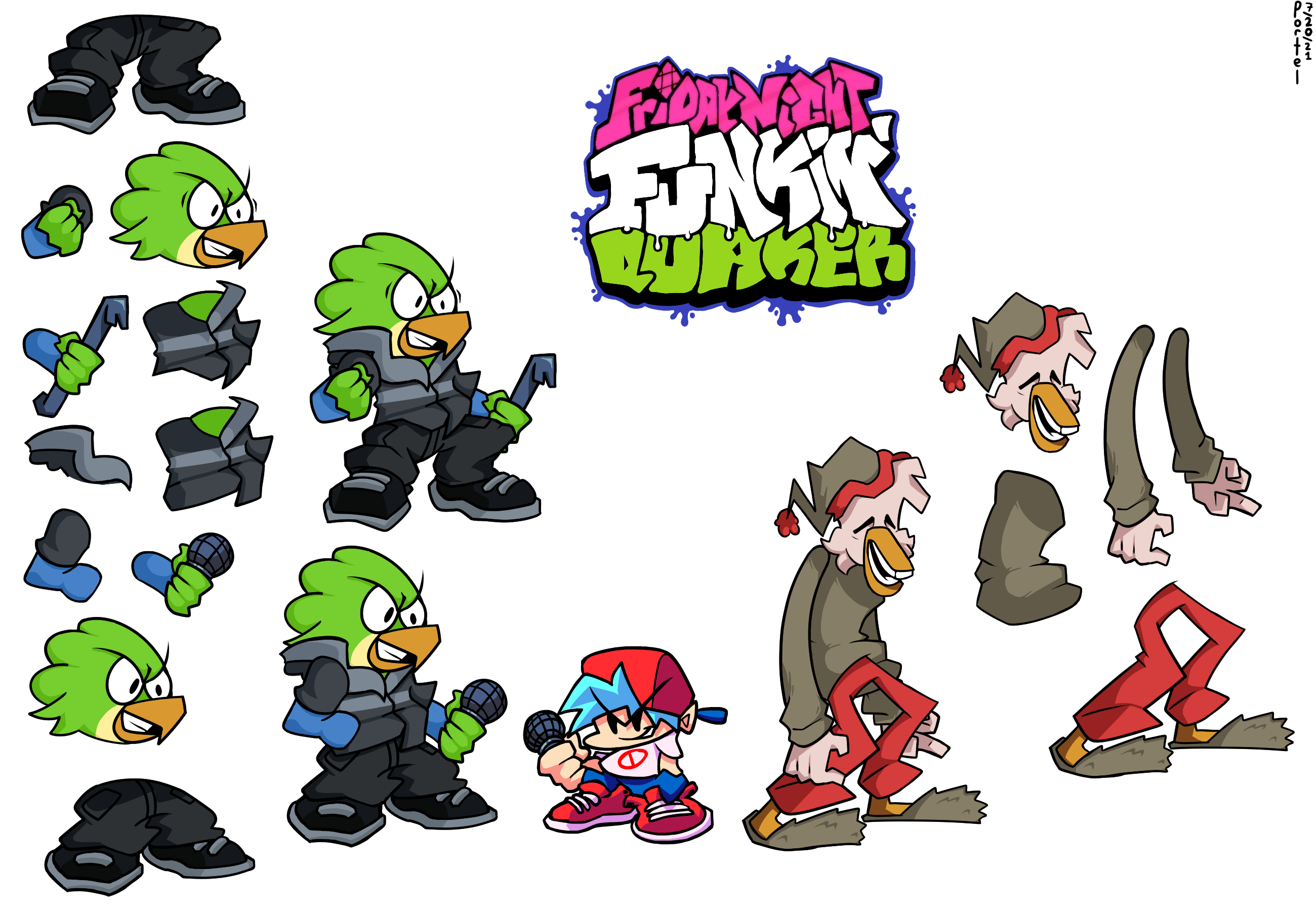 Fnf sprites i made #3 : FridayNightFunkin