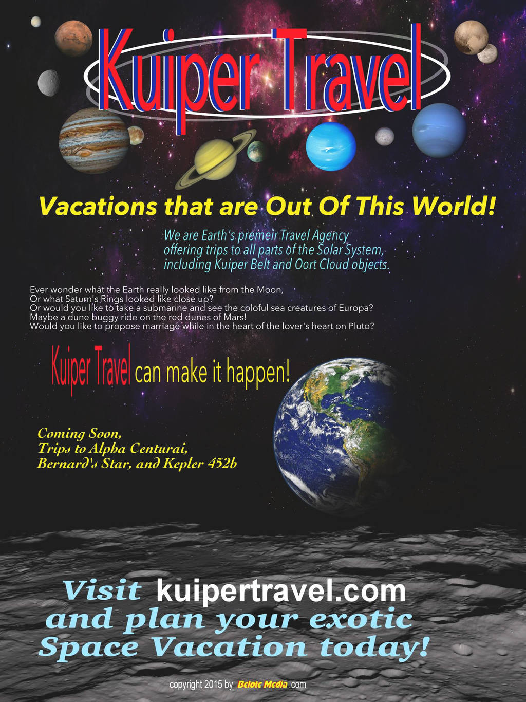 Kuiper Travel Agency poster by Belote-Art
