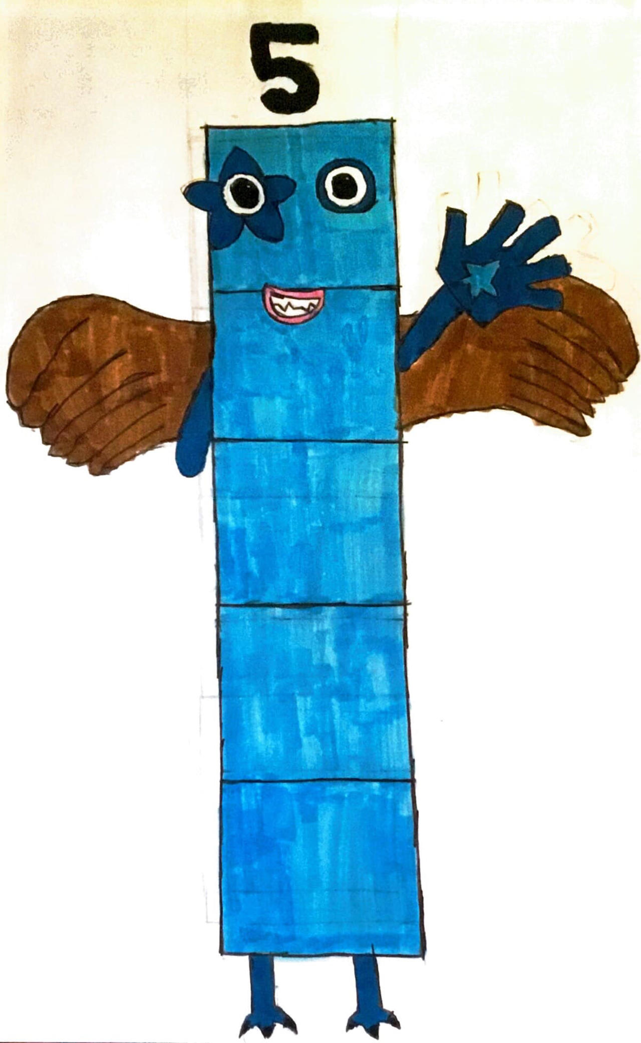 Numbermonsters as Numberblocks: Pente by AngeltheTogekiss468 on DeviantArt