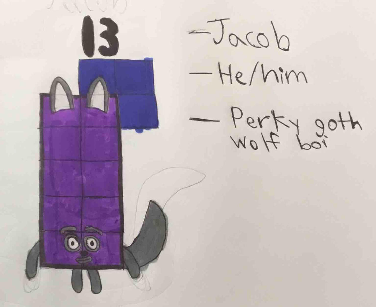 Numberblocks OC: Jacob by AngeltheTogekiss468 on DeviantArt