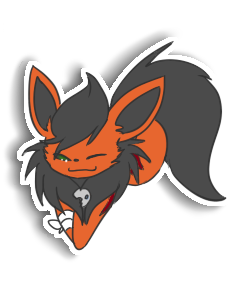 Kiri - DarkFlame Sticker